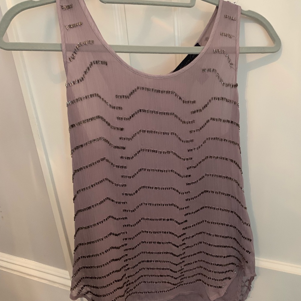 Kenneth Cole beaded tank